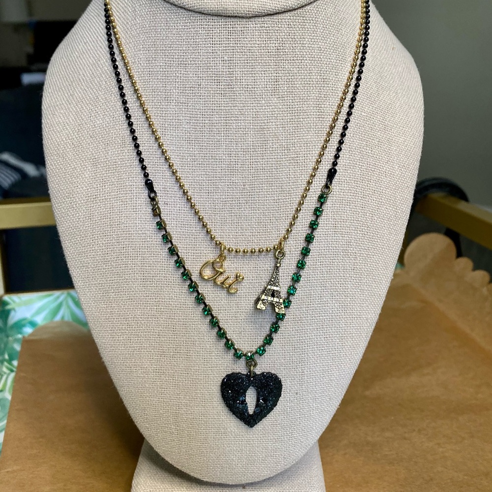 Betsey Johnson “Oui Paris” Necklace